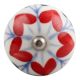 Red Flower Ceramic Wine Stopper